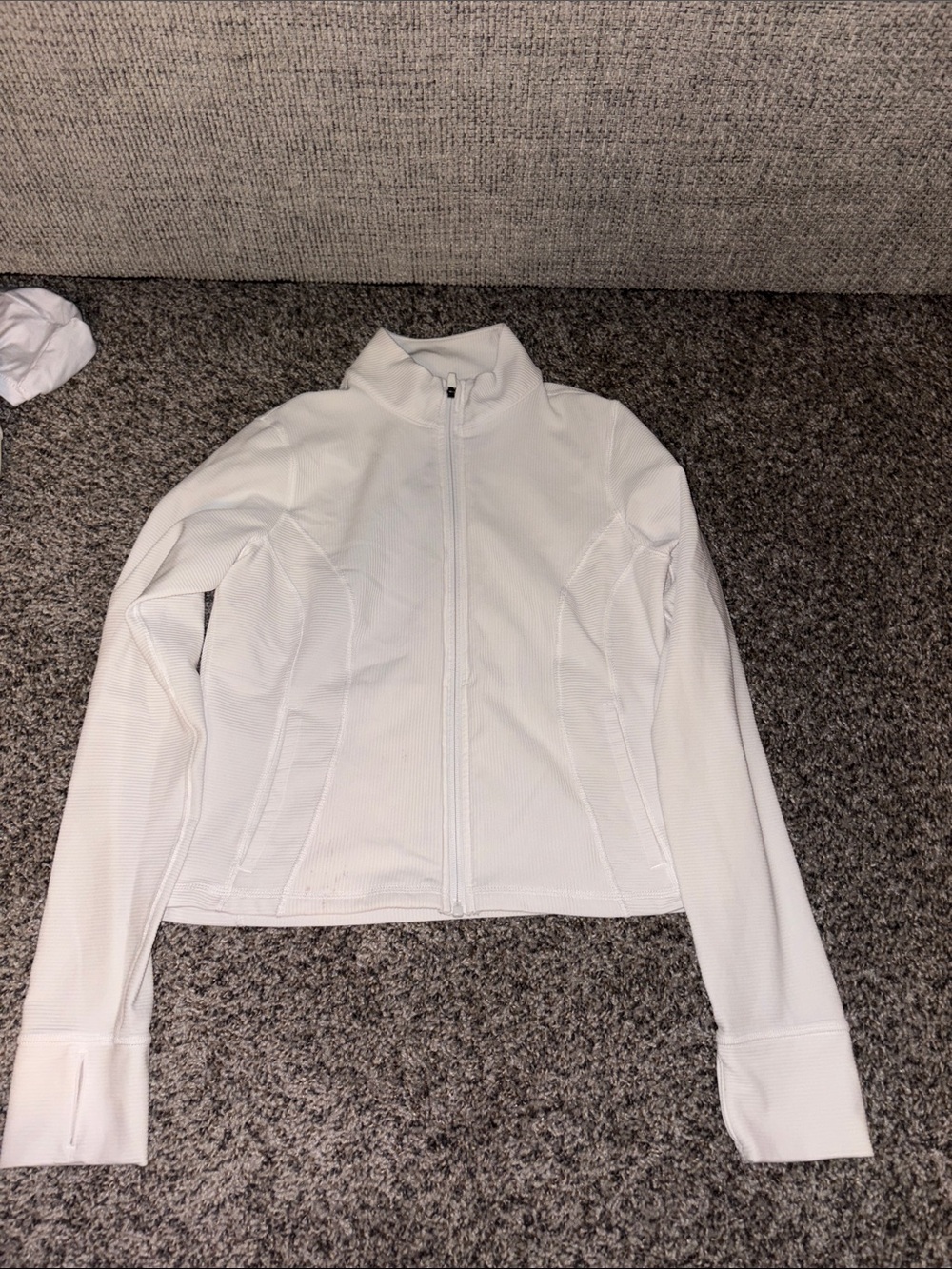 90 Degree By Reflex White Full-Zip Bomber Jacket